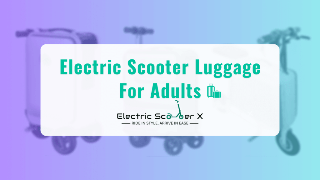 Electric Scooter Luggage For Adults