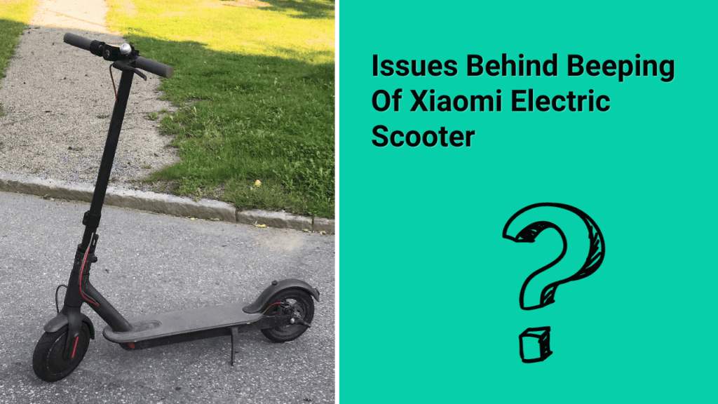 Understanding Of The Electric Scooter Beeping Noise