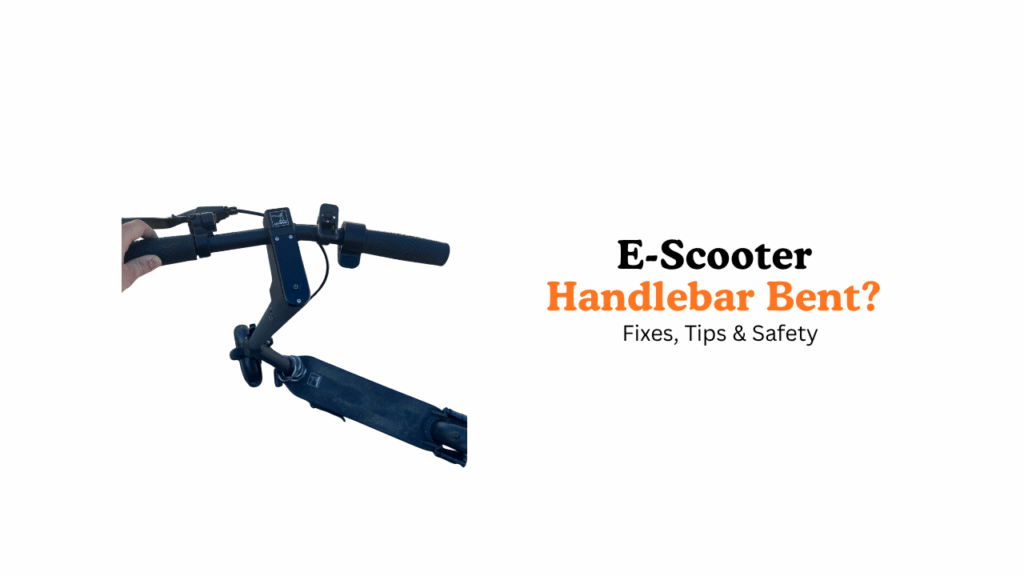 E-Scooter Handlebar Bent? Fixes, Tips & Safety E-Scooter Handlebar Bent? Fixes, Tips & Safety